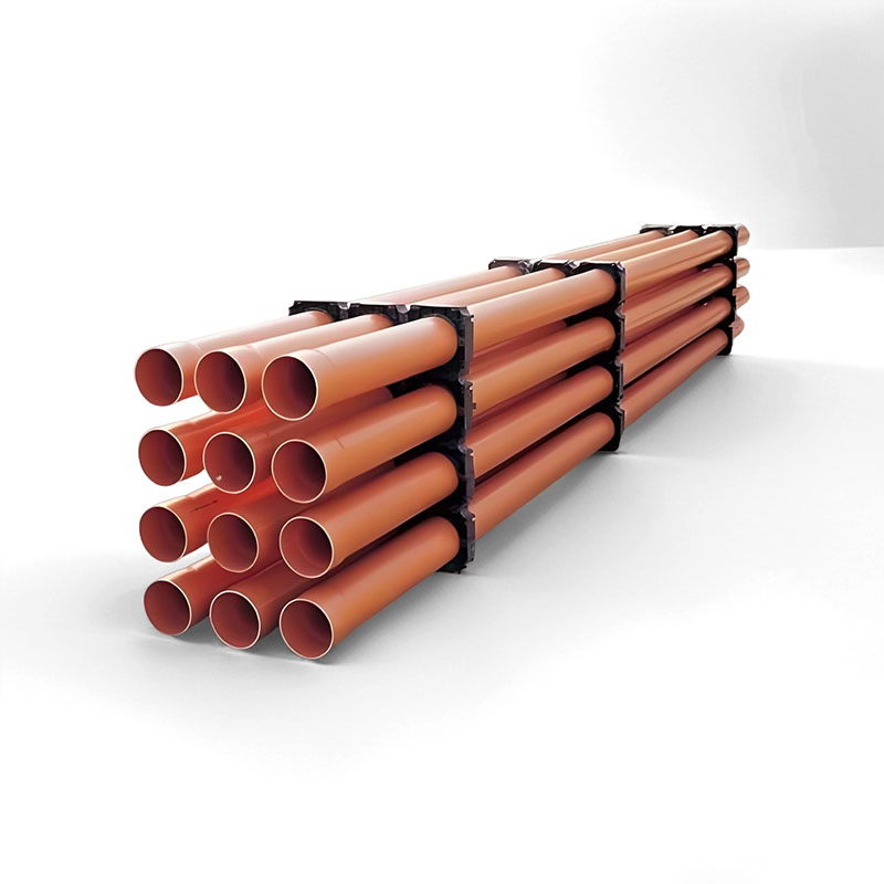 HPVC Power Pipe used for underground high-voltage cable protection