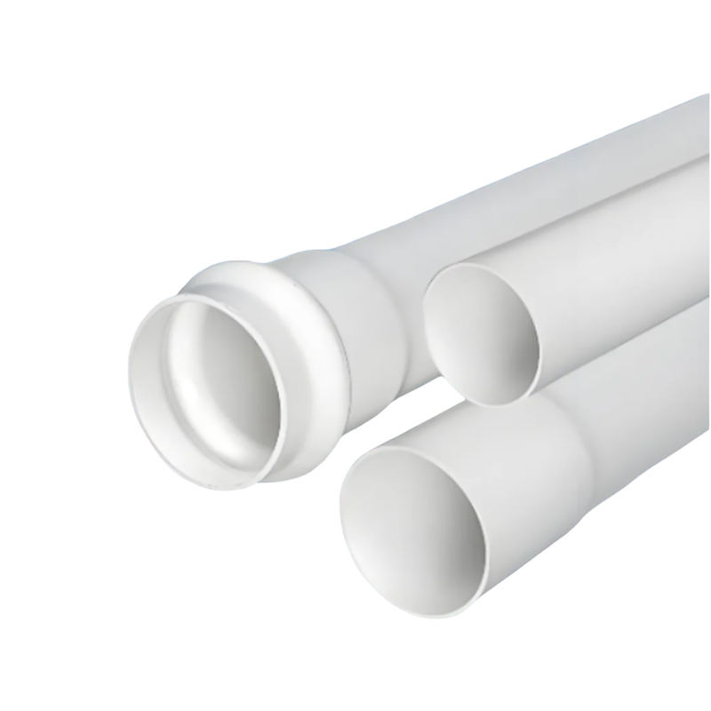 Lightweight UPVC water pipe structural features and secure connection joints