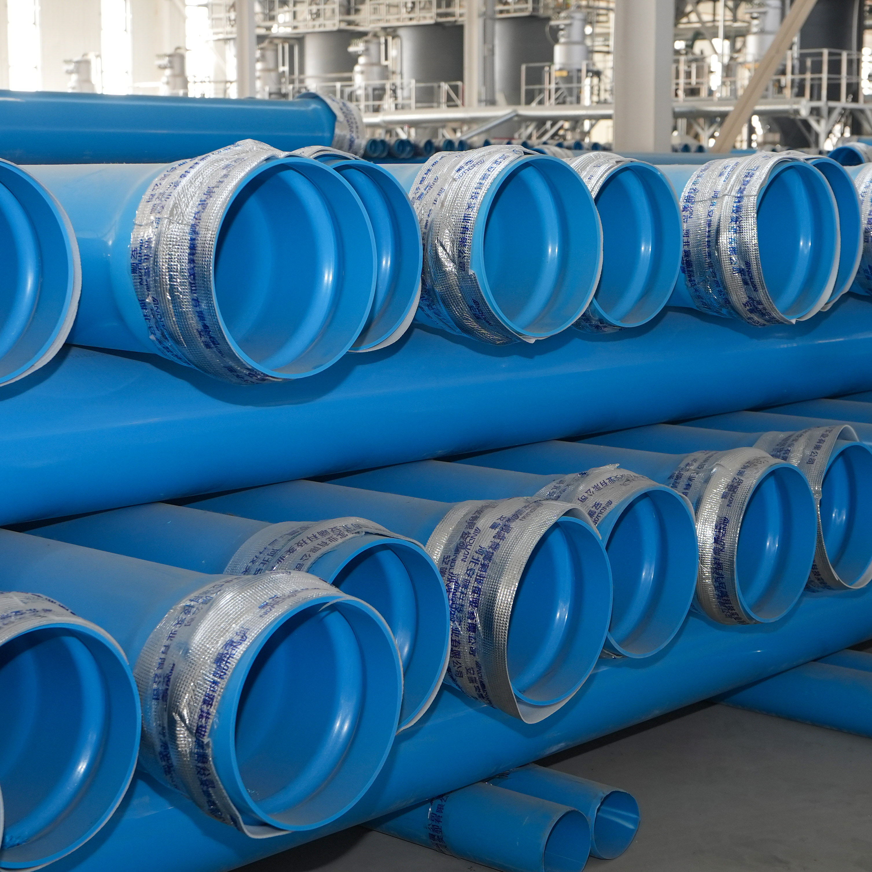 Mining PVC-O water pipe